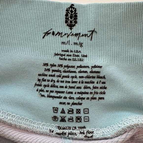 Free People FP Movement The Essence High Waist Leggings In Teal Women’s Size M - Picture 9 of 12